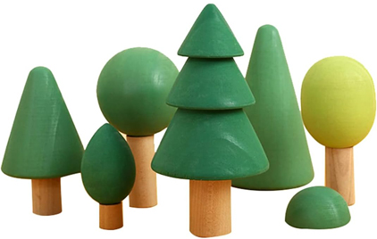 LM KIDS Wooden Tree Toy Building Blocks
