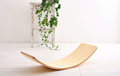 LM KIDS Balance Board – Natural Wood