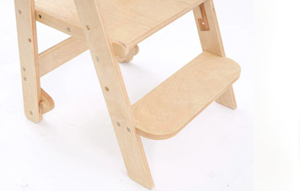 LM KIDS New Educational Tower – Natural Wood