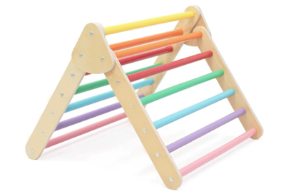LM KIDS Wooden Climbing Triangle