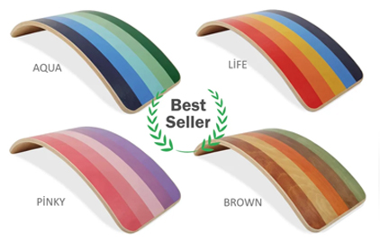 LM KIDS Balance Board-Rainbow